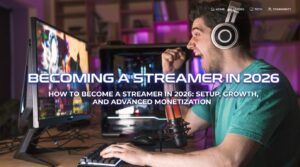 How to Become a Streamer in 2026: Setup, Growth, and Advanced Monetization
